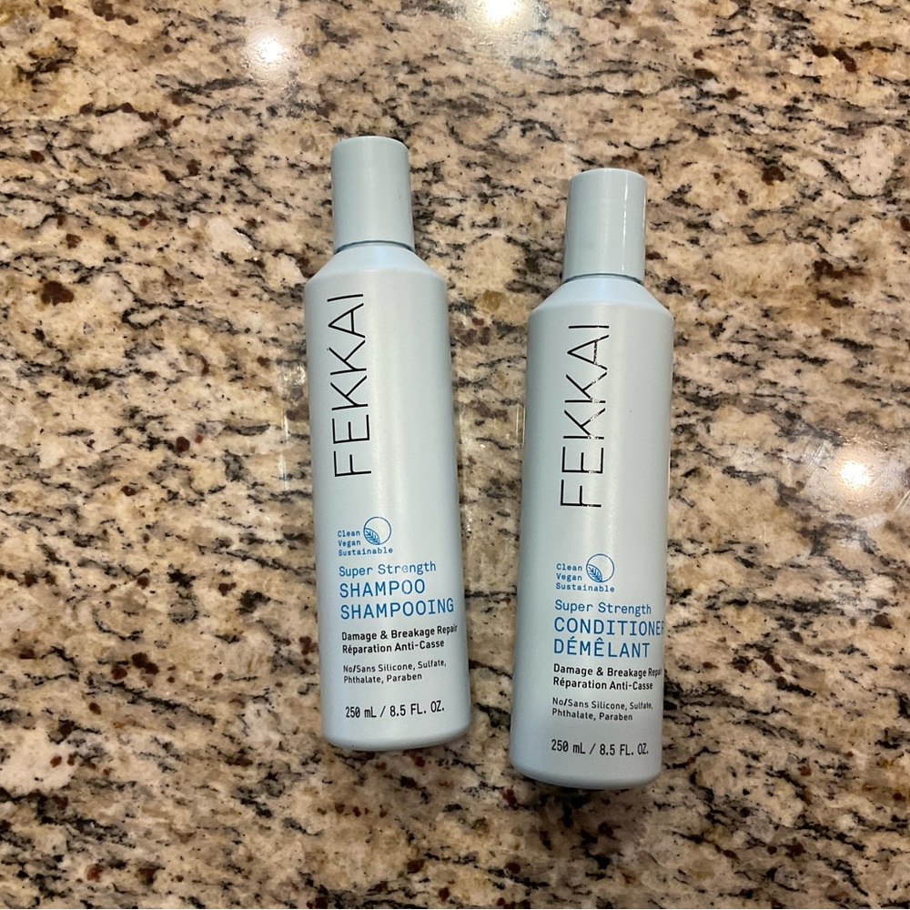 New Fekkai Super Strength shampoo and conditioner 8.5 oz each